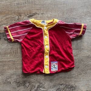 Baby gap baseball button up shirt